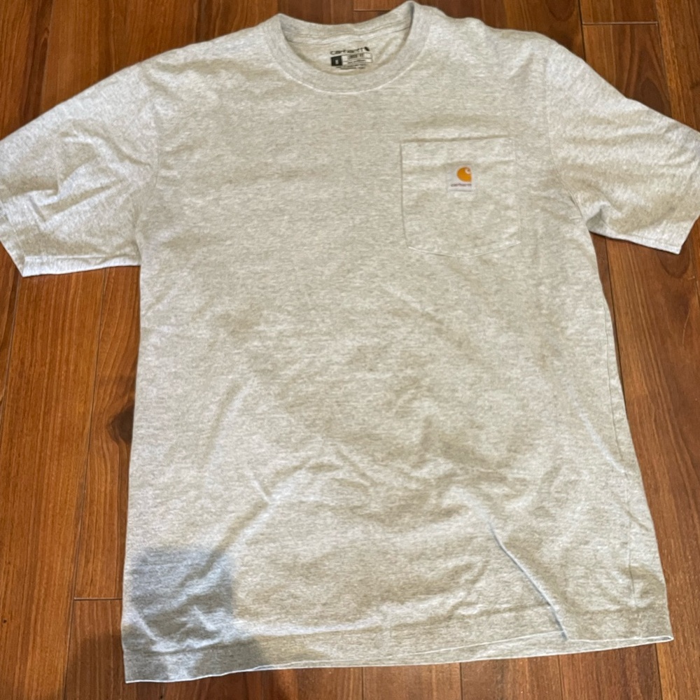 Carhartt Light Gray Short Sleeve Tee
